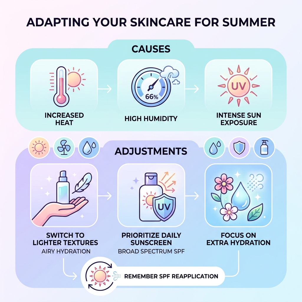 Adapting Your Skincare Routine for Summer Heat and Humidity