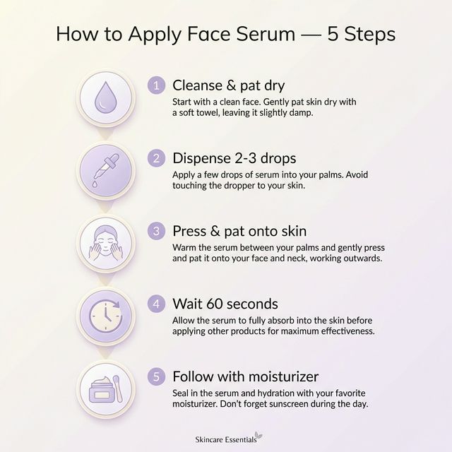 How to Apply Face Serum — 5 Steps