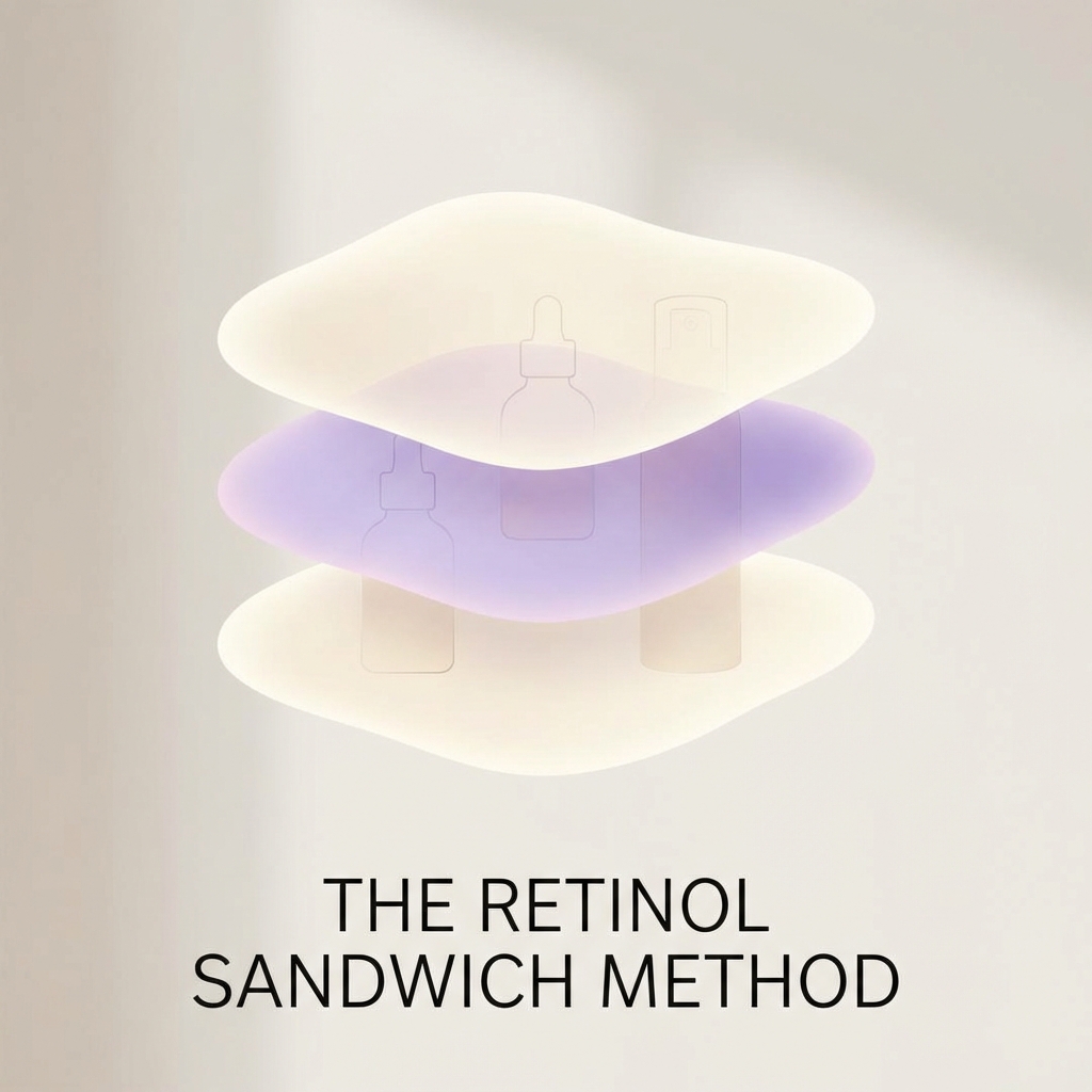 Retinol Buffering: The Sandwich Method to Start Without Irritation